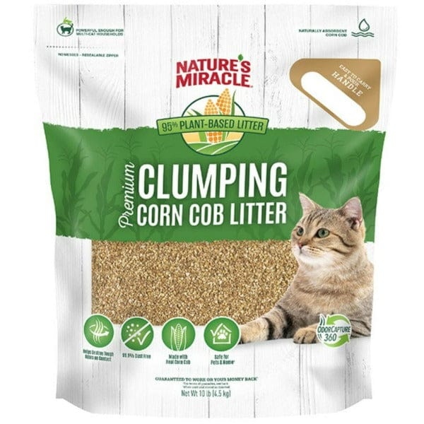 Nature's Miracle Superb Clumping Corn Cob Pet Litter for Odor Control