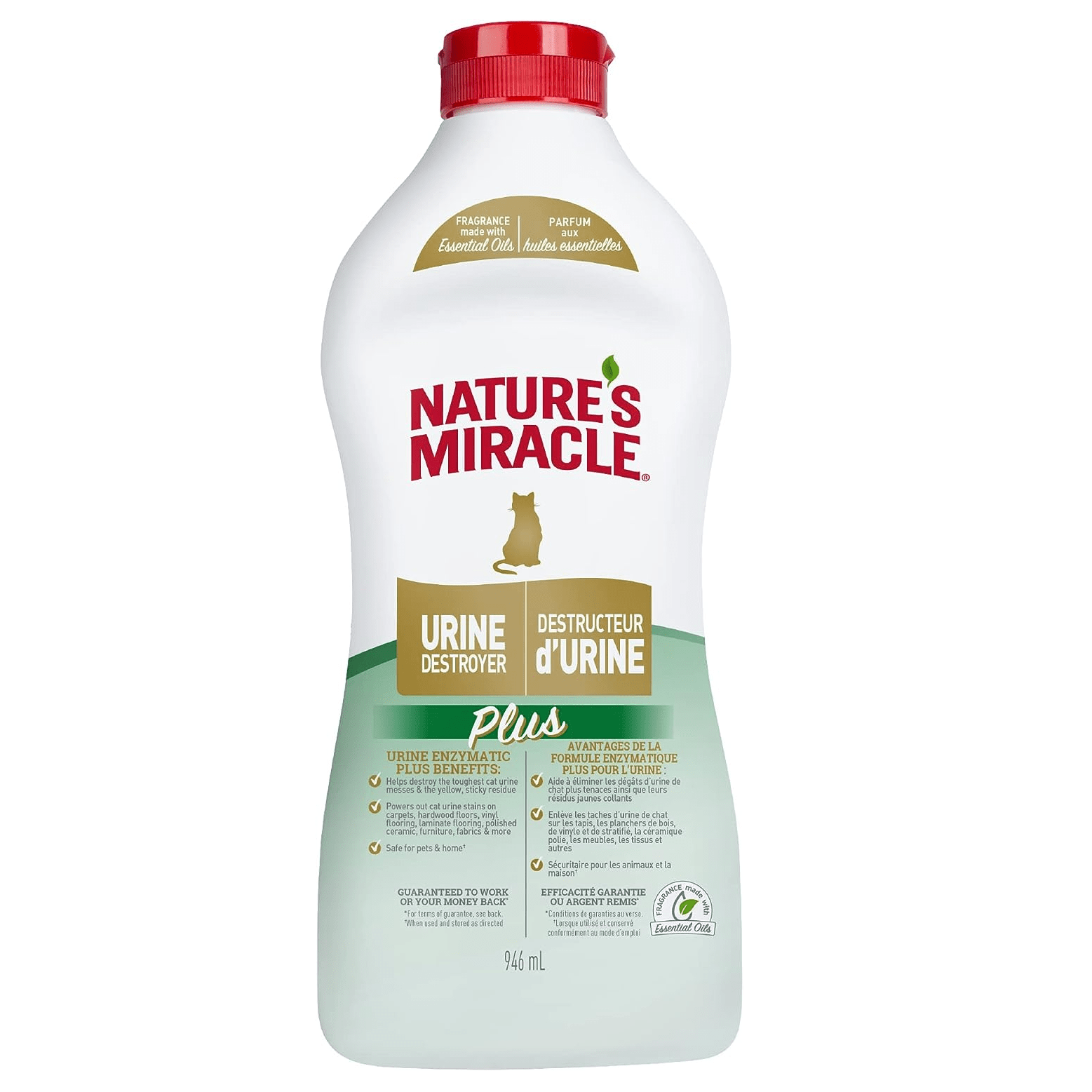 Nature's Miracle Premium Enzymatic Urine Destroyer Plus Specially Designed for Cats