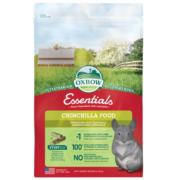 Oxbow Premium Chinchilla Food with Essential Nutrients