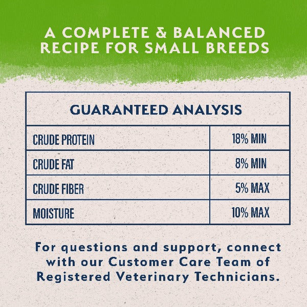 Natural Balance Vegetarian Dry Dog Food - A Plant - Powered Recipe Specially Designed for Small Breeds