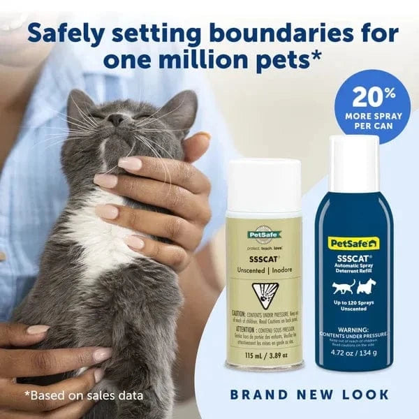 PetSafe SSSCAT Odorless Spray Refill Can for Pet Deterrent