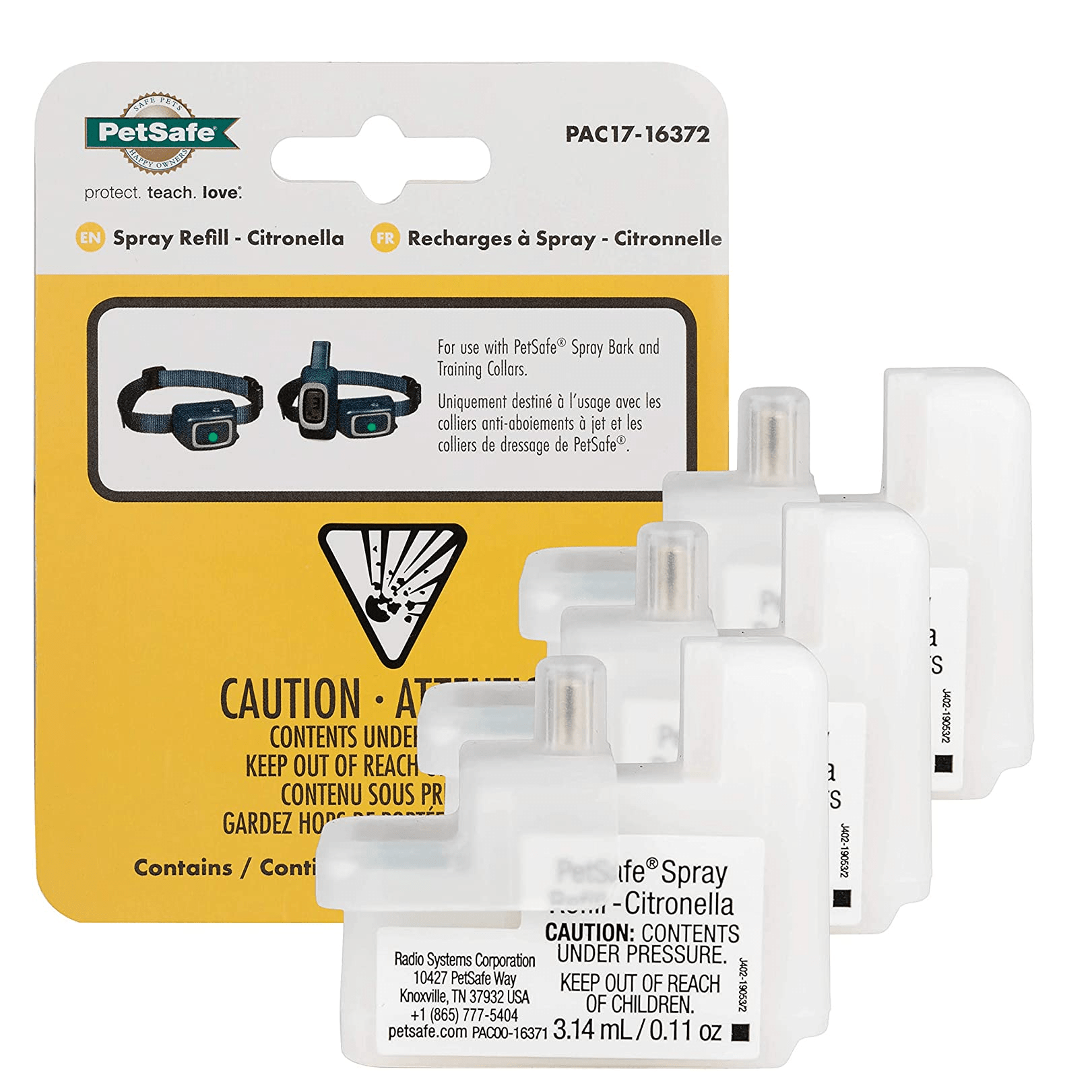 PetSafe Citronella Spray Refill Cartridges for Select Bark & Training Collars