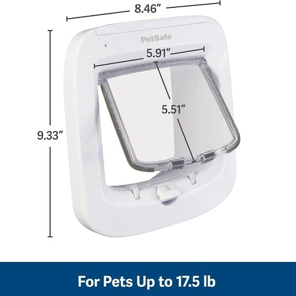 PetSafe High - Tech Microchip - Enabled Cat Flap for Selective Pet Access