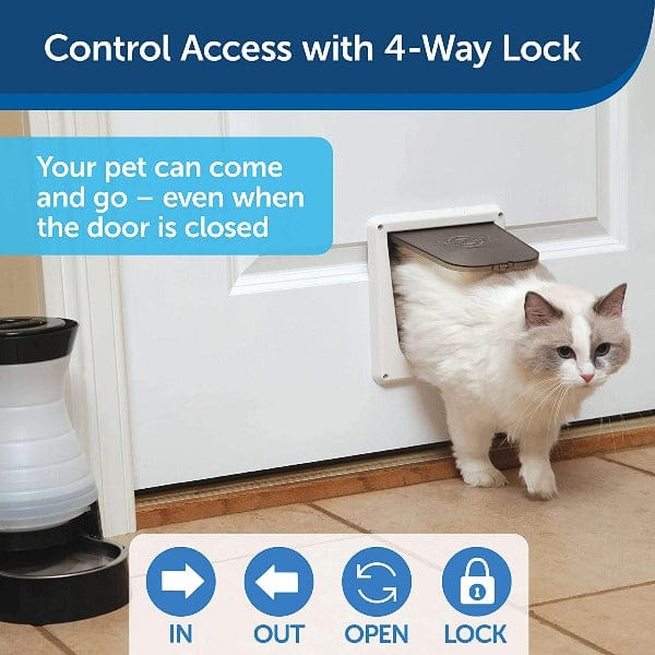 PetSafe High - Impact 4 - Way Locking Interior Cat Flap for Cats up to 15 Pounds