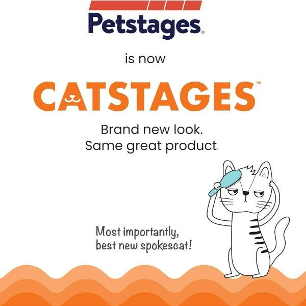 Petstages Interactive Crunchy Pickle Cat Toy with Premium Catnip