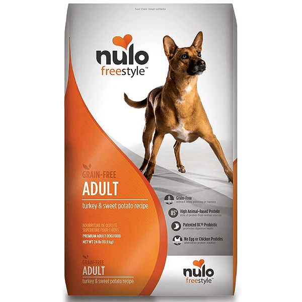 Nulo Freestyle Grain - Free Dry Dog Food for Adult Dogs with Turkey & Sweet Potato Recipe