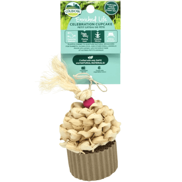 Oxbow Enriched Life Celebration Cupcake - A Perfect Pet Treat for Special Occasions