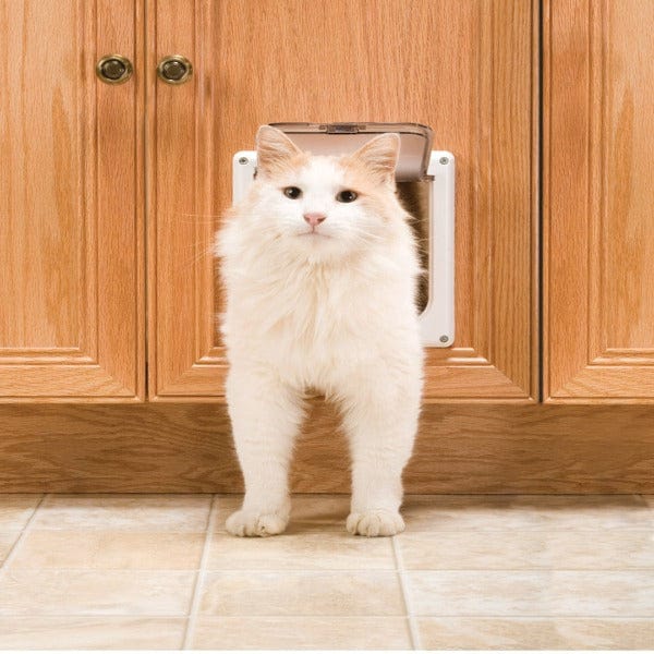 PetSafe High - Quality 2 - Way Locking Interior Cat Flap for Small Pets