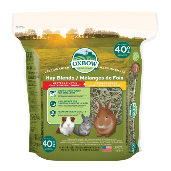 Oxbow Premium Small Pet Hay Blends of Western Timothy and Orchard Grass