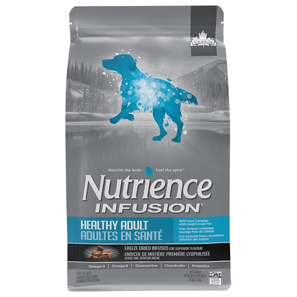 Nutrience Infusion Premium Quality Dry Dog Food for Healthy Adult Dogs with Ocean Fish Recipe