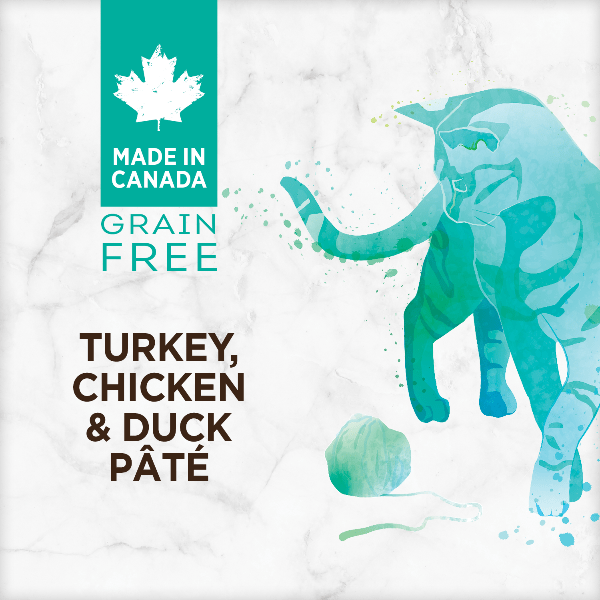 Nutrience Grain-Free Canned Cat Food with Turkey, Chicken & Duck Pate