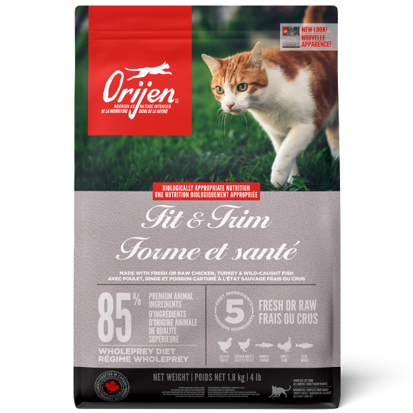 Orijen Premium Fit & Trim Dry Cat Food for Optimal Feline Health
