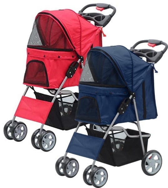 Pawise Collapsible Pet Stroller for Easy Walks with Small Pets