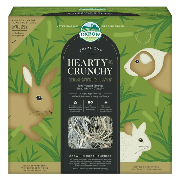 Oxbow Premium Timothy Hay: Hearty, Crunchy, and Nutrient - Rich