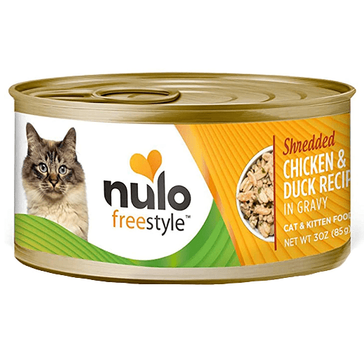 Nulo Freestyle 3-Ounce Canned Cat Food with Shredded Chicken and Duck Recipe