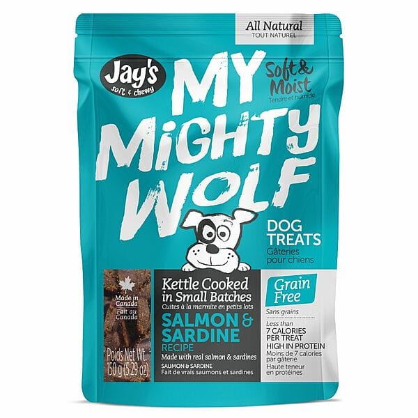 My Mighty Wolf High - Protein Salmon & Sardine Recipe Soft Dog Treats