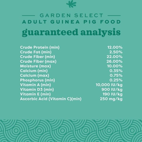 Oxbow Garden Select High - Quality Adult Guinea Pig Food