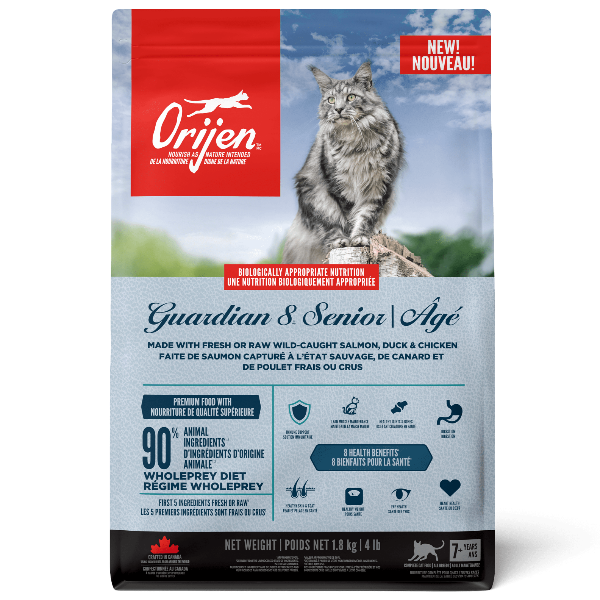 Orijen Guardian 8 Premium Dry Cat Food for Senior Felines
