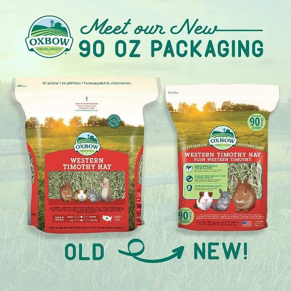 Oxbow Premium All-Natural Western Timothy Hay for Small Pets
