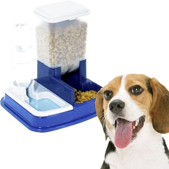 Pawise Dual-Function Pet Food and Water Dispenser for Easy Feeding and Hydration