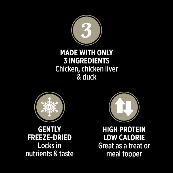Nutrience Premium SubZero Freeze - Dried Cat Treats with Chicken, Chicken Liver, and Duck