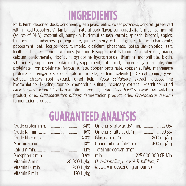 Nutrience 10kg Grain-Free Dog Food with Pork, Lamb & Duck