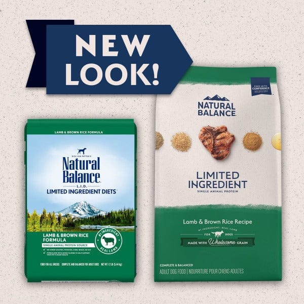 Natural Balance Dry Dog Food: Limited Ingredient Lamb & Brown Rice for Adults