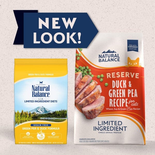 Natural Balance Grain-Free Duck & Green Pea Dry Cat Food for Adult Cats