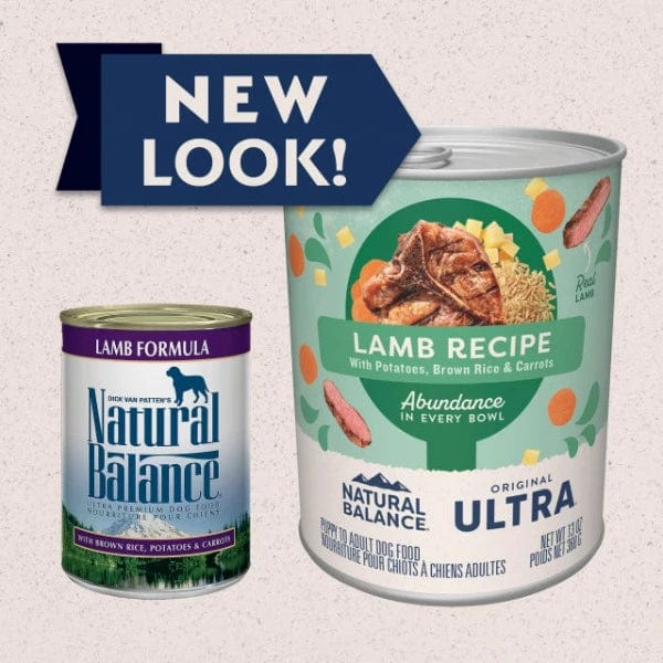 Natural Balance Ultra Original Lamb Flavor Paté Canned Dog Food for All Ages