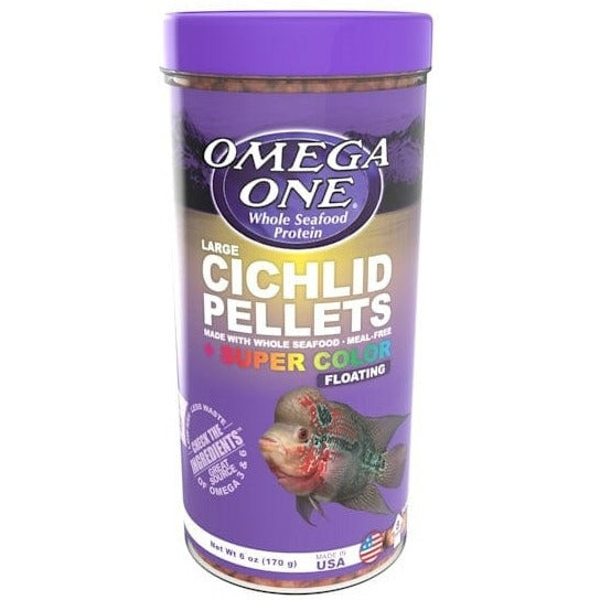 Omega One Large-Sized Floating Pellets for All Cichlids