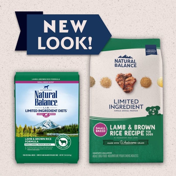 Natural Balance Small Breed Dry Dog Food: Limited Ingredient Lamb & Brown Rice Recipe