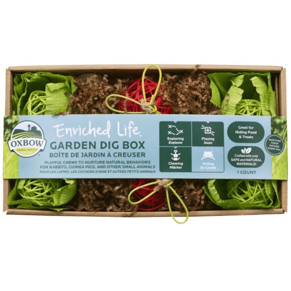 Oxbow Enriched Life Garden-Themed Digging Box for Small Pets