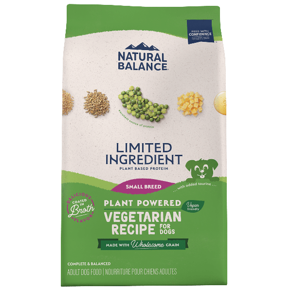 Natural Balance Vegetarian Dry Dog Food - A Plant - Powered Recipe Specially Designed for Small Breeds
