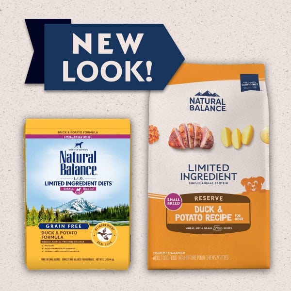 Natural Balance Reserve Grain-Free Dry Dog Food with Duck and Potato for Small Breed Adult Dogs