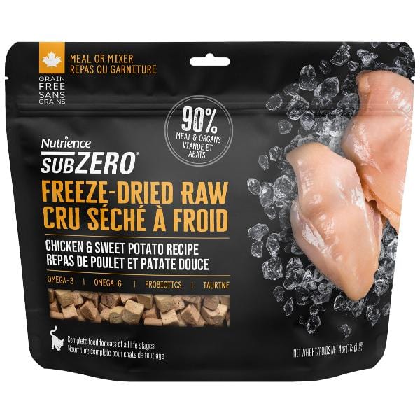 Nutrience Premium Freeze-Dried Raw Chicken & Sweet Potato Cat Food for Optimal Nutrition