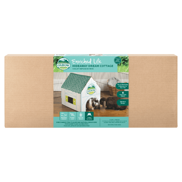 Oxbow Enriched Life - Cozy Hideaway Dream Cottage for Small Pets