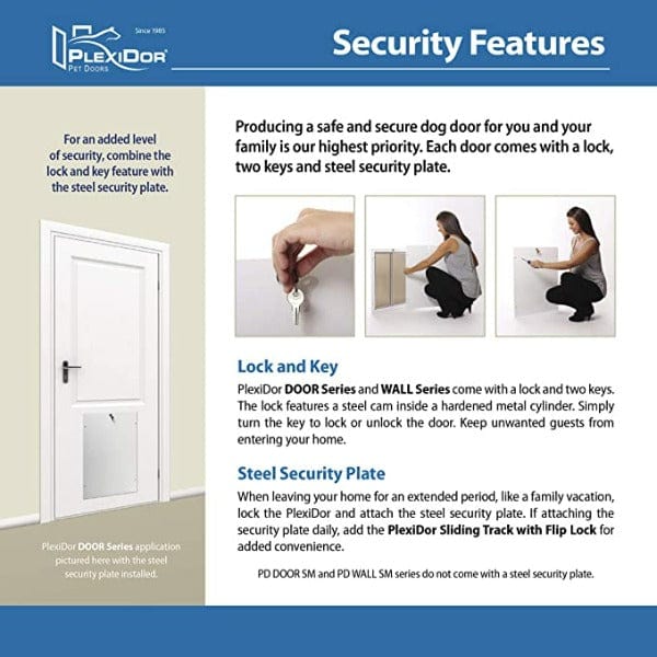 High - Performance PlexiDor Door - Mounted Pet Doors for All Kinds of Pets