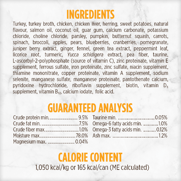 Nutrience Grain-Free Canned Cat Food: Turkey, Chicken & Liver Pate