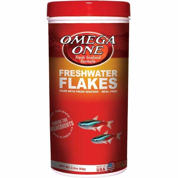 Omega One Premium Freshwater Fish Flakes for All Freshwater Aquarium Fish
