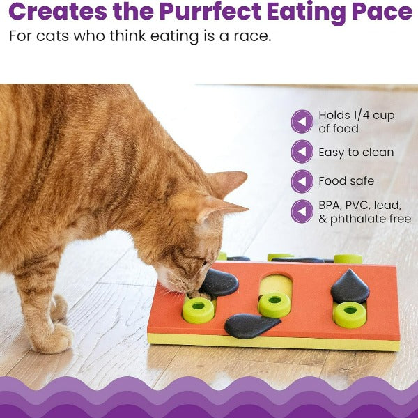 Petstages Nina Ottosson Melon Madness Interactive Puzzle Toy for Cats