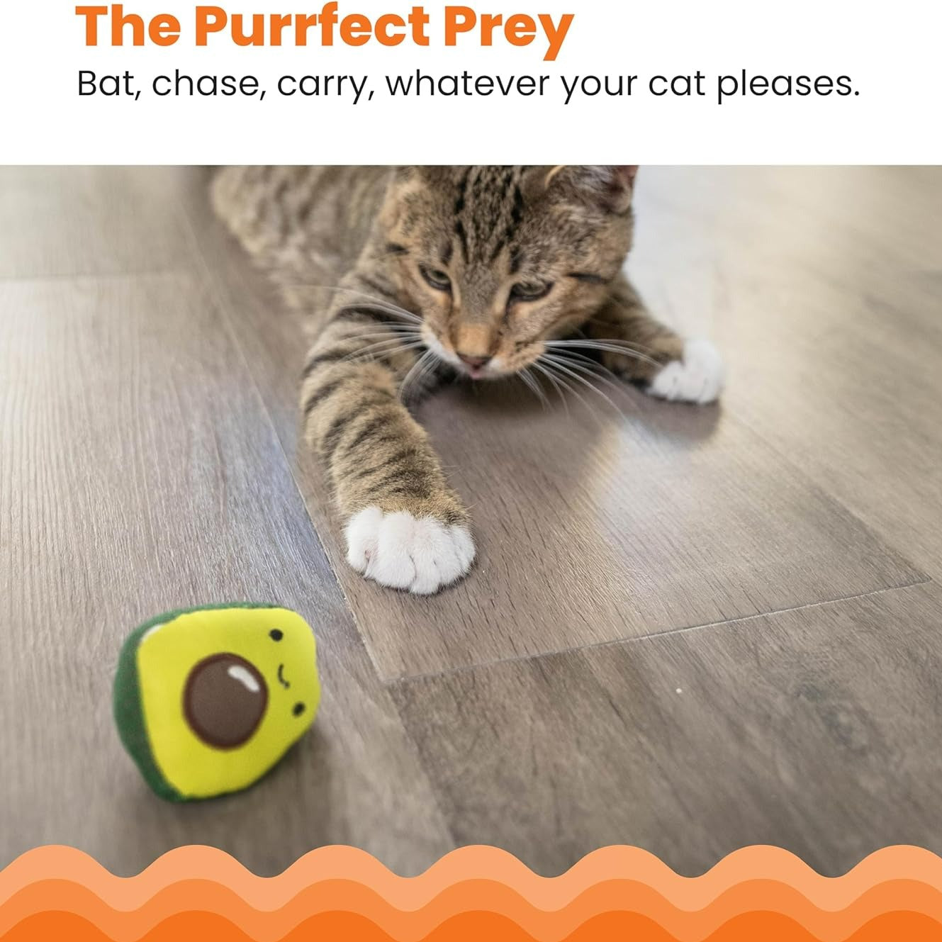 Petstages Adorable Lil' Avocato Dental Cat Chew Toy for Feline Fun