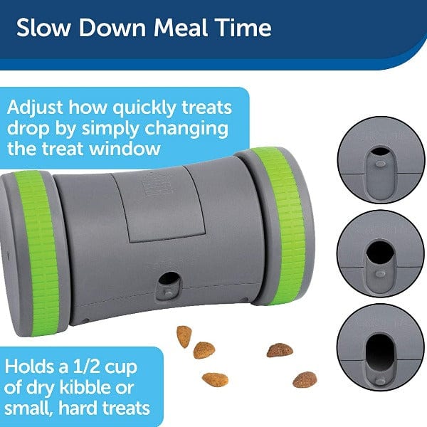 PetSafe Interactive Kibble Chase Roaming Treat Dispensing Dog Toy for Enhanced Canine Entertainment
