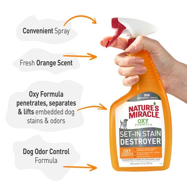 Nature's Miracle Oxy Formula: Powerful Set - in Stain & Odor Destroyer for Dogs