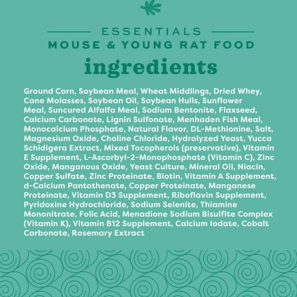 Oxbow High - Quality Essentials Food for Mice and Young Rats