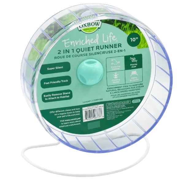 Oxbow Enriched Life 2-in-1 Ultra Quiet Runner for Pets