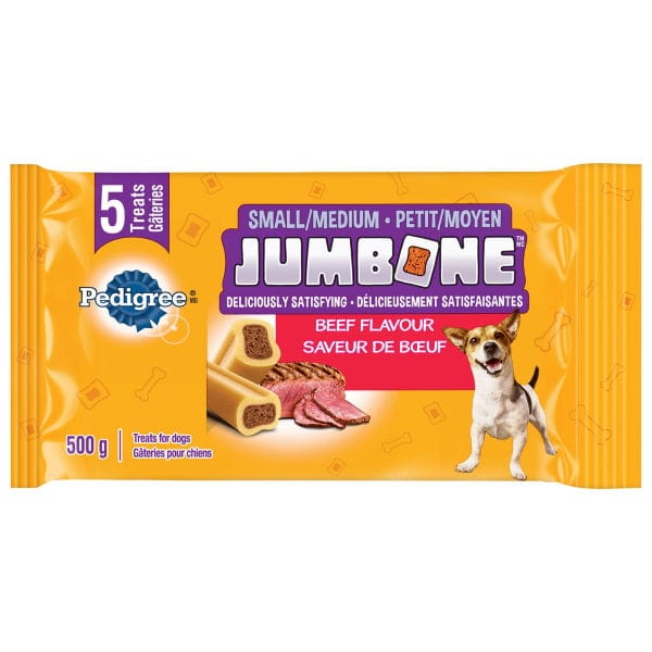 Pedigree Small/Medium Dog Treats with Delicious Beef Flavoured Jumbone