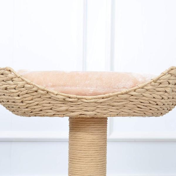 PetPals Indoor Multi - Level Cat Tree with Scratch Posts and Toy