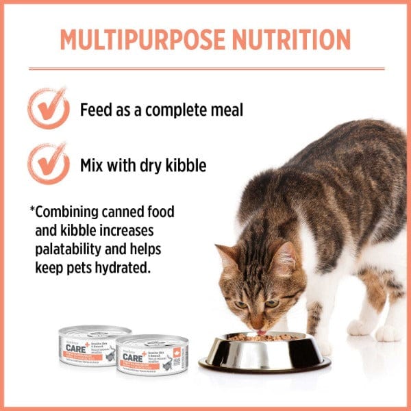 Nutrience Care+ Hypoallergenic Sensitive Skin & Stomach Canned Cat Food with Fresh Salmon