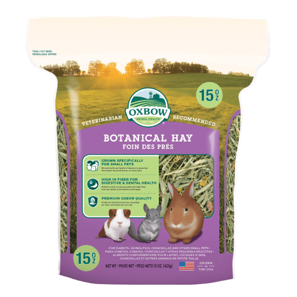 15oz Oxbow Premium Botanical Hay with Irresistible Herbs