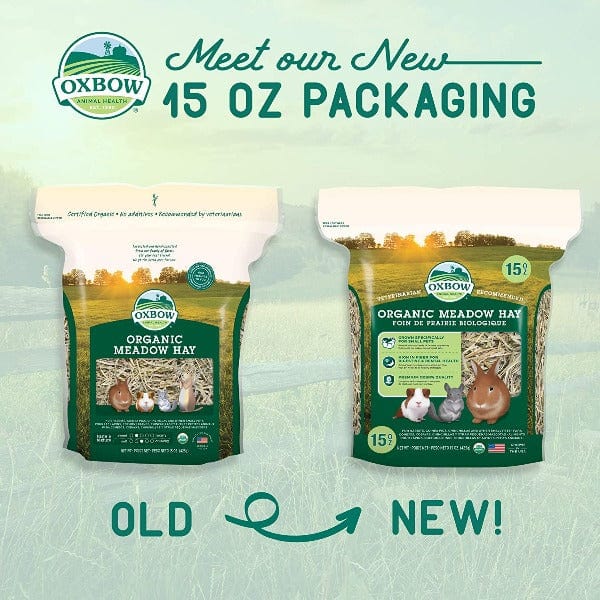 Oxbow Certified Organic Meadow Hay for Small Pets